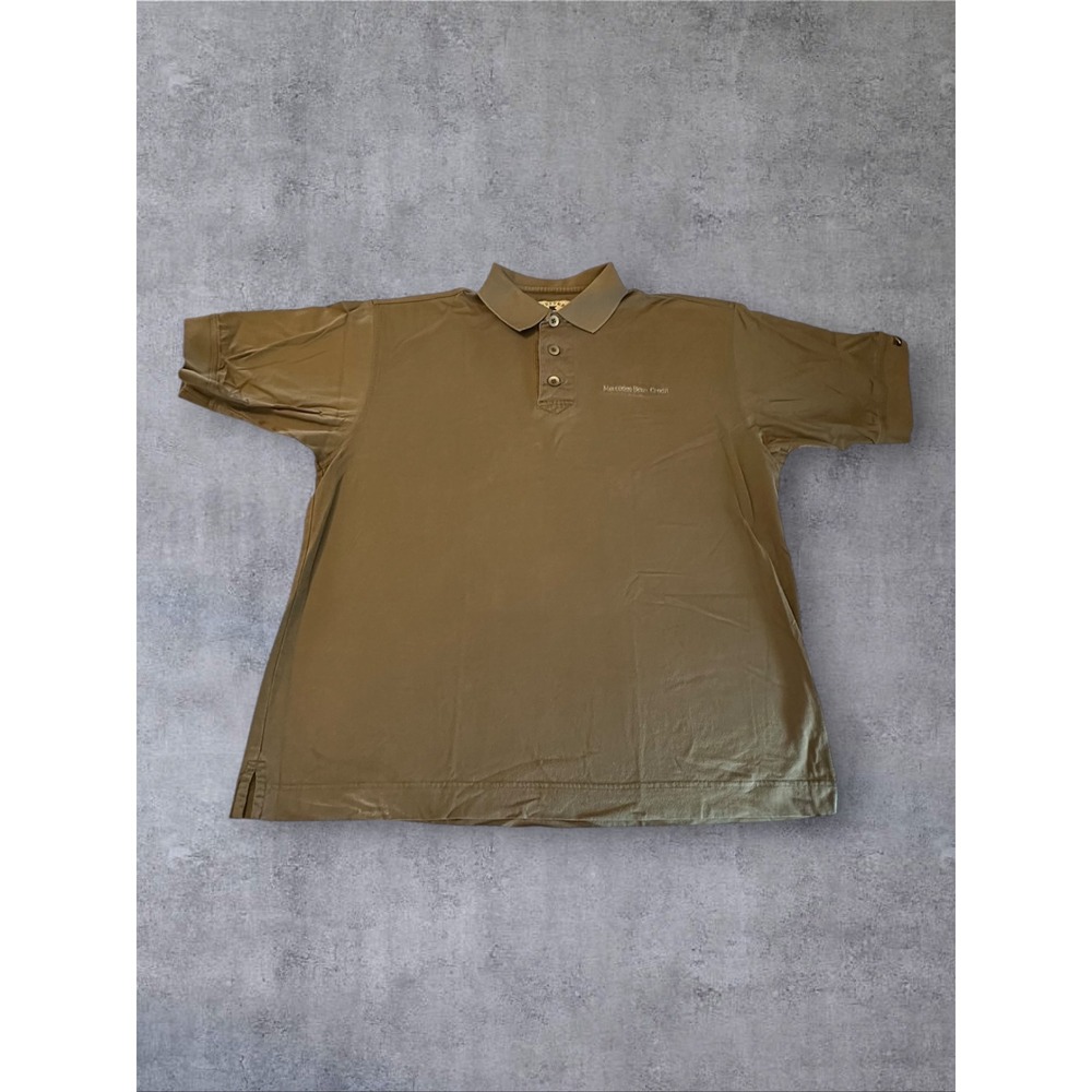 Y2K‎ Cutter & Buck Polo Shirt Mens Large Olive Green Mercedes-Benz Credit Cotton